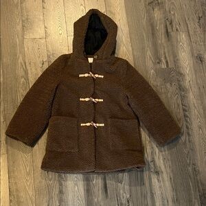 Zara Kids Brown Sherpa Jacket